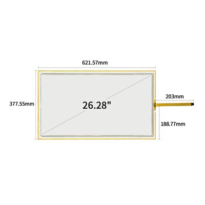 شاشة لمس 3M مقاس 26.28 بوصة 98-0003-0107-4